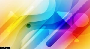 Colorful ppt background image