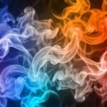 Colourful smoke background image