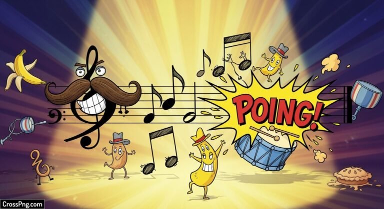 Comedy background music image