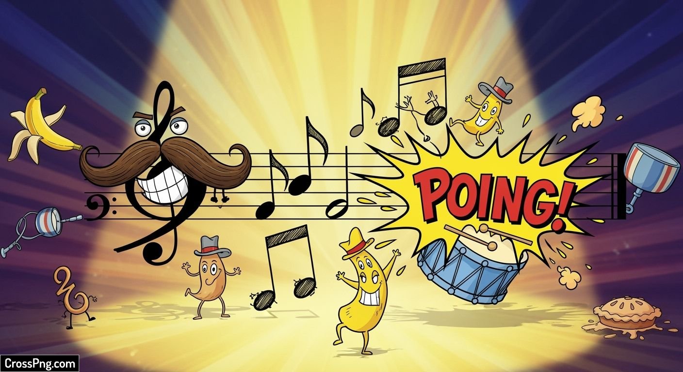 Comedy background music image