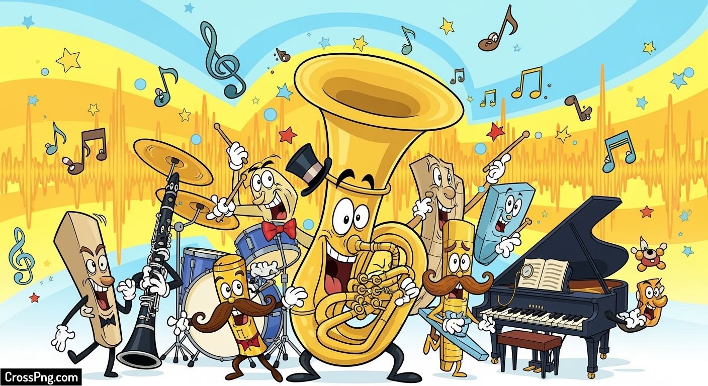 Comedy background music image