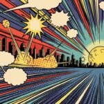 Comic background image