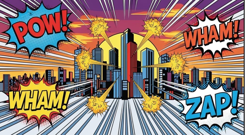 Comic background image 2