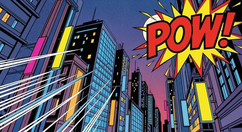 Comic background image 3