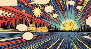 Comic background image