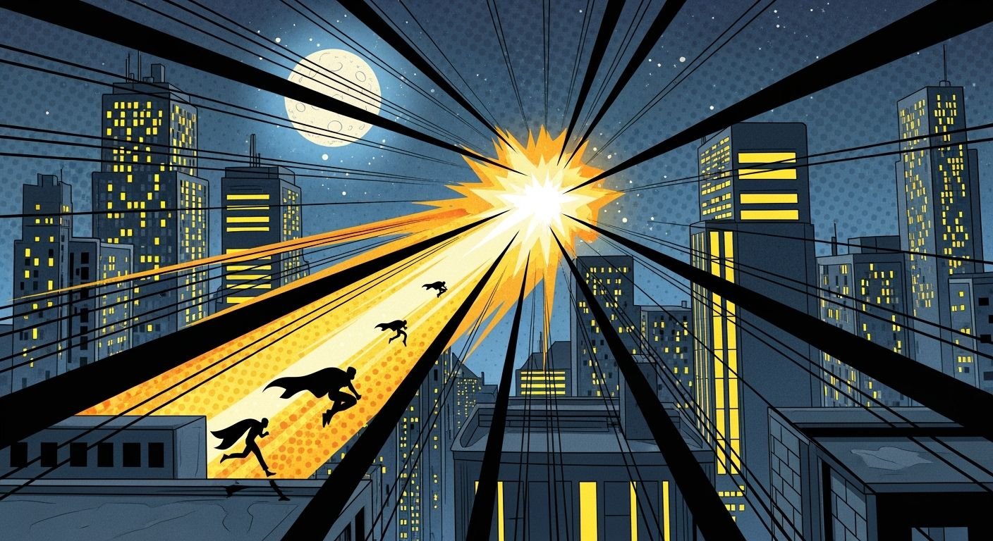 Comic book background image 2
