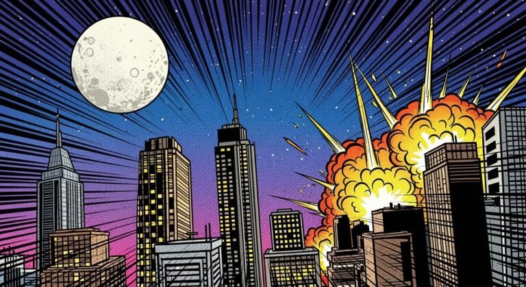 Comic book background image 4