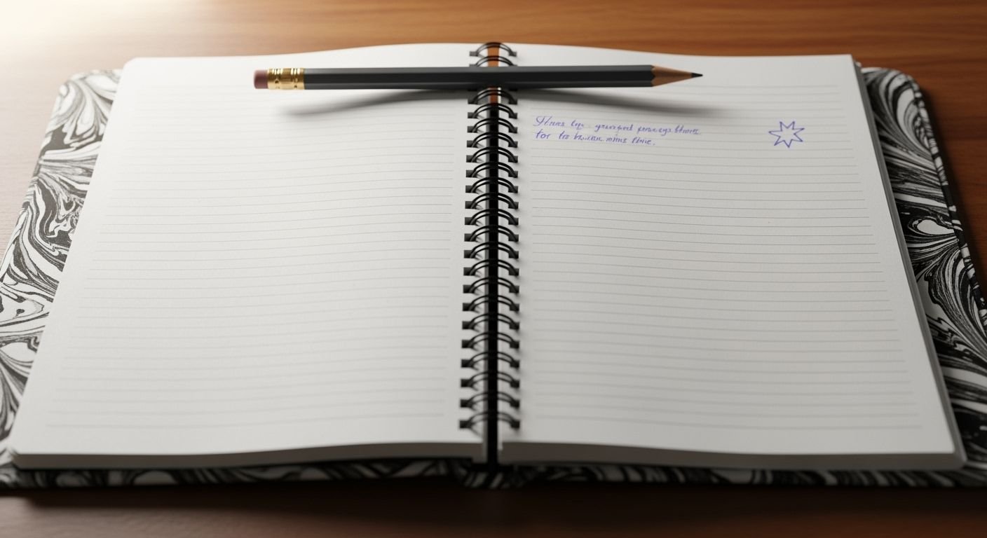 Composition notebook background image