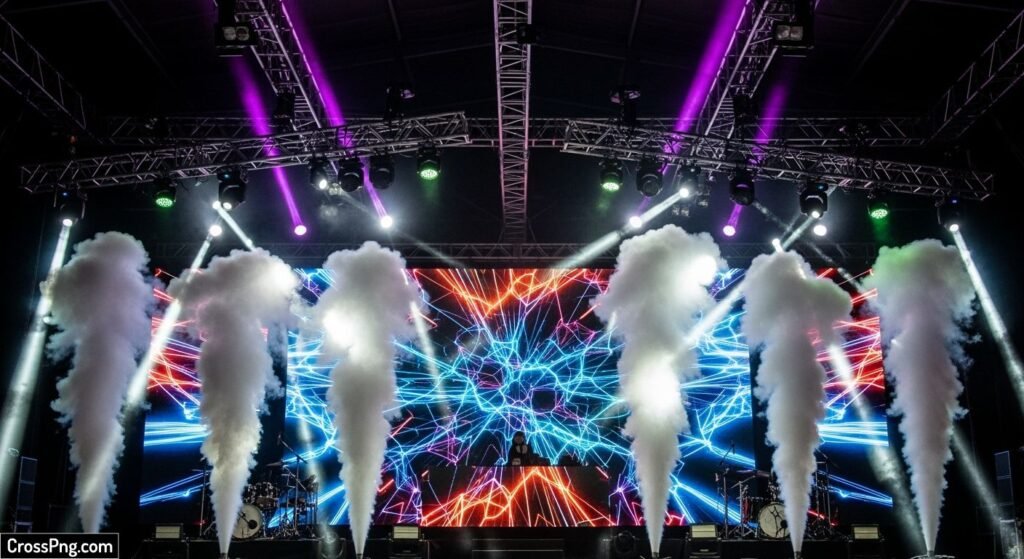 Concert stage background image
