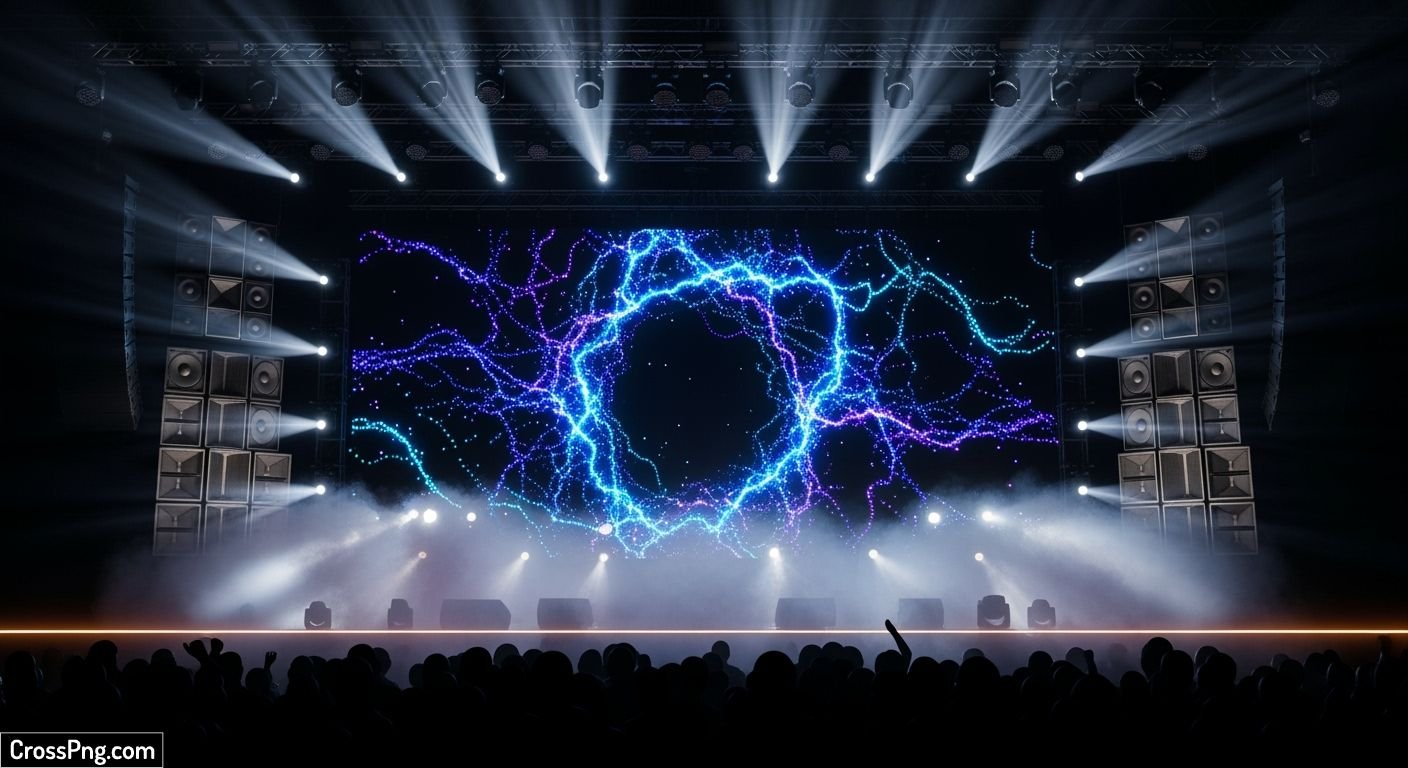 Concert stage background image 2