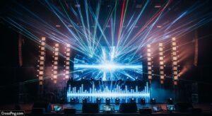Concert stage background image
