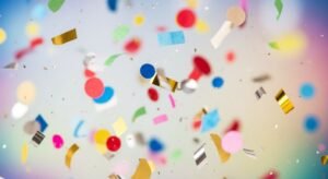 Confetti background image 2