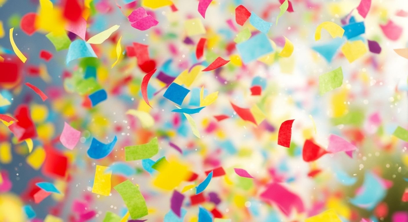 Confetti background image 3