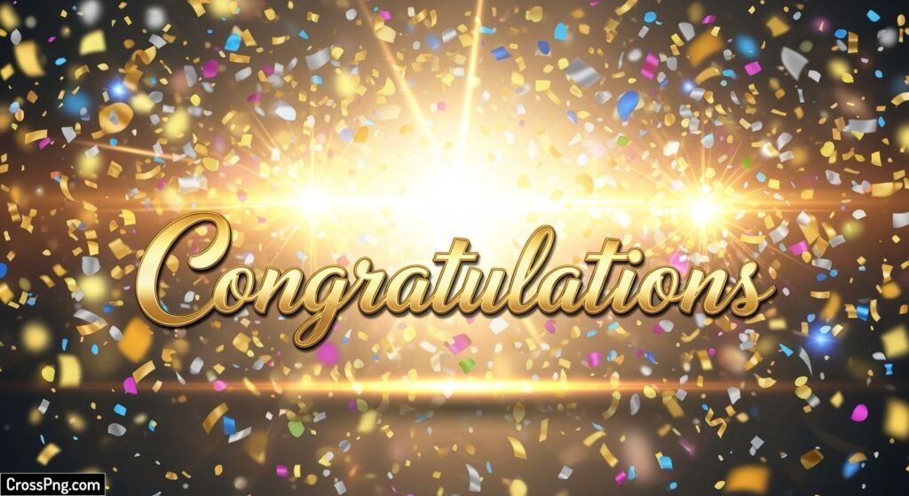 Congratulations poster background image 3