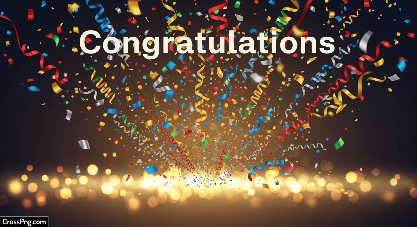 Congratulations poster background image 5