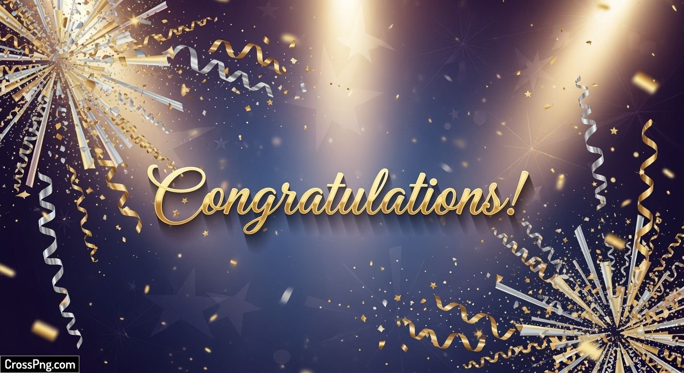 Congratulations poster background image 7