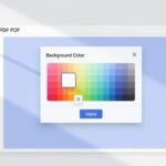 Convert pdf background to white online image