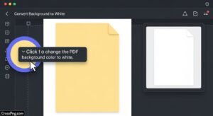 Convert pdf background to white online image 2