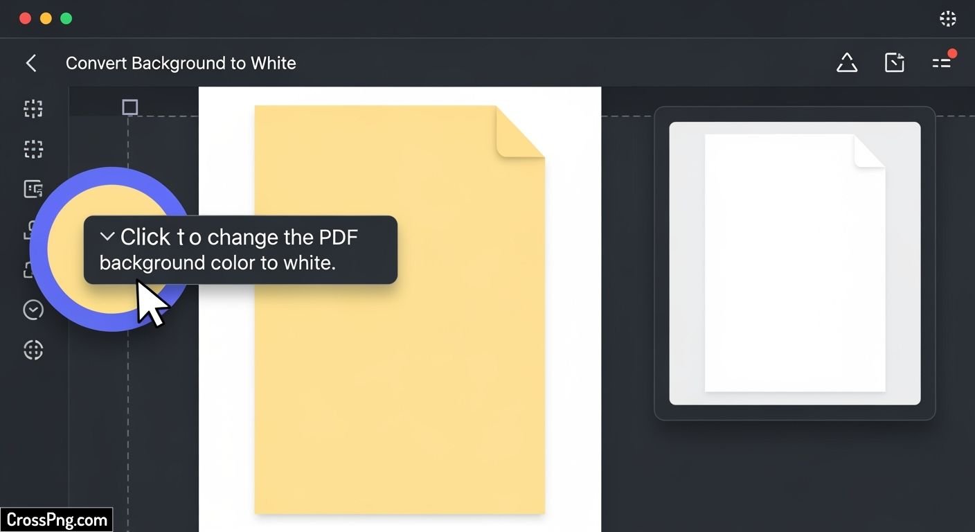 Convert pdf background to white online image 2