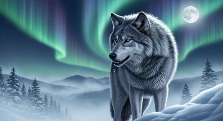 Cool wolf background image 4