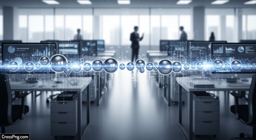 Corporate background music image