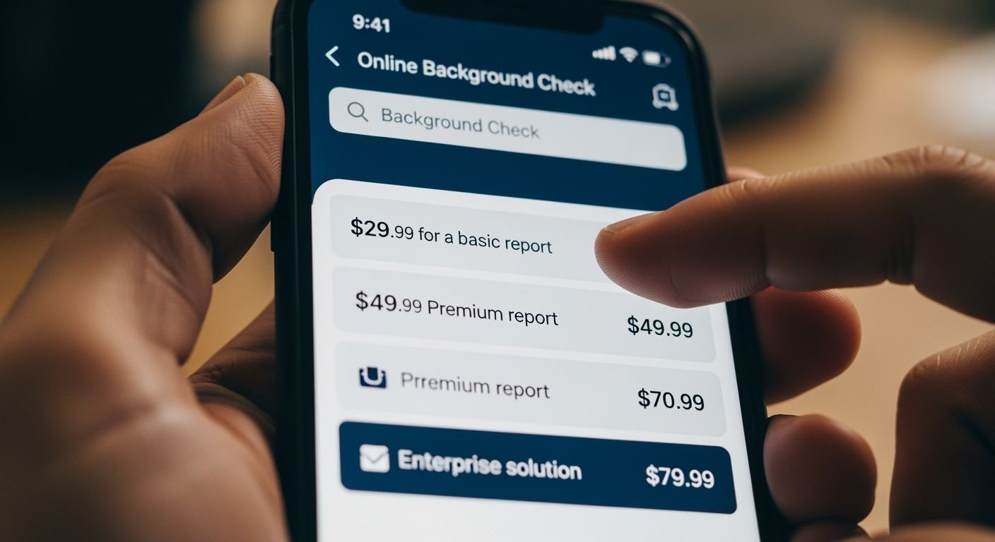 Cost of background check image