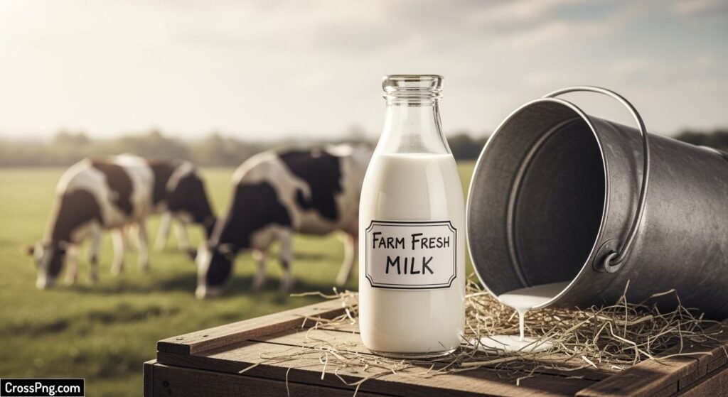 Cow milk background image 2