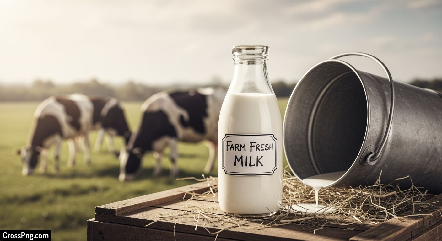 Cow milk background image 2