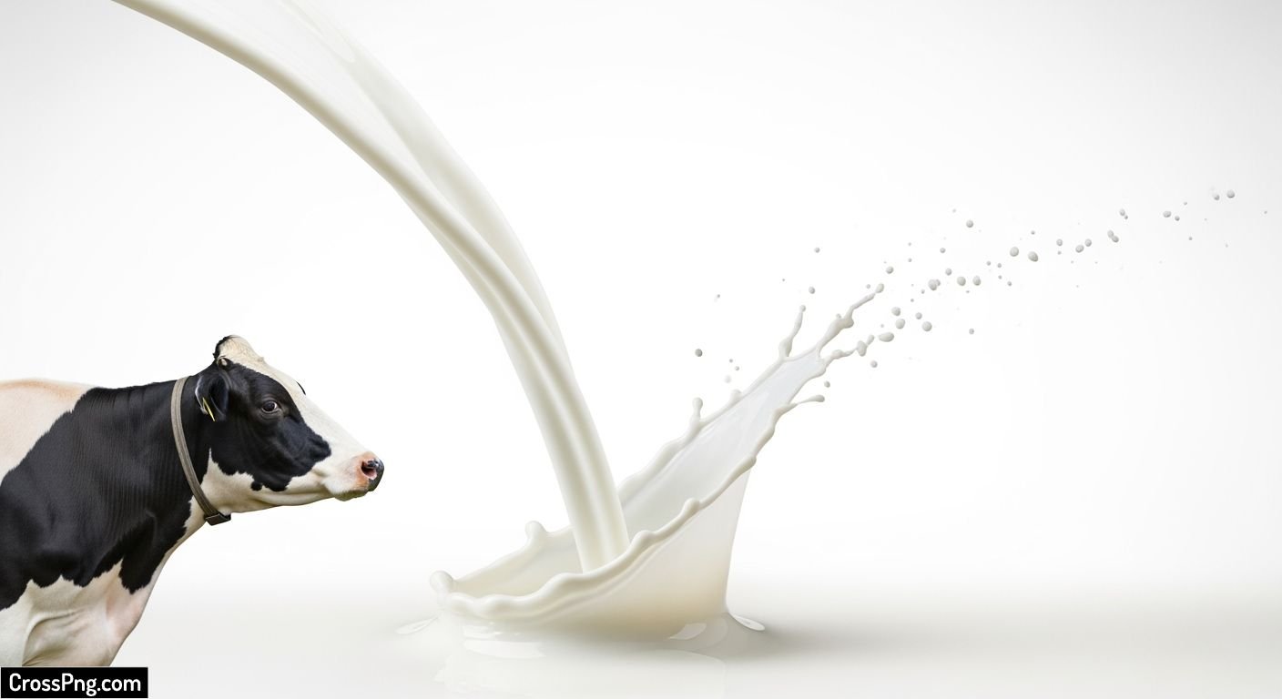 Cow milk background image