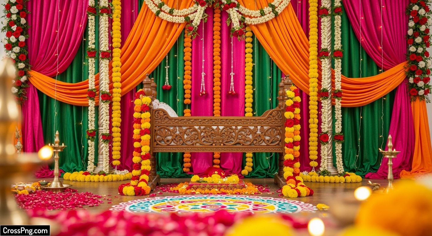Cradle ceremony background image