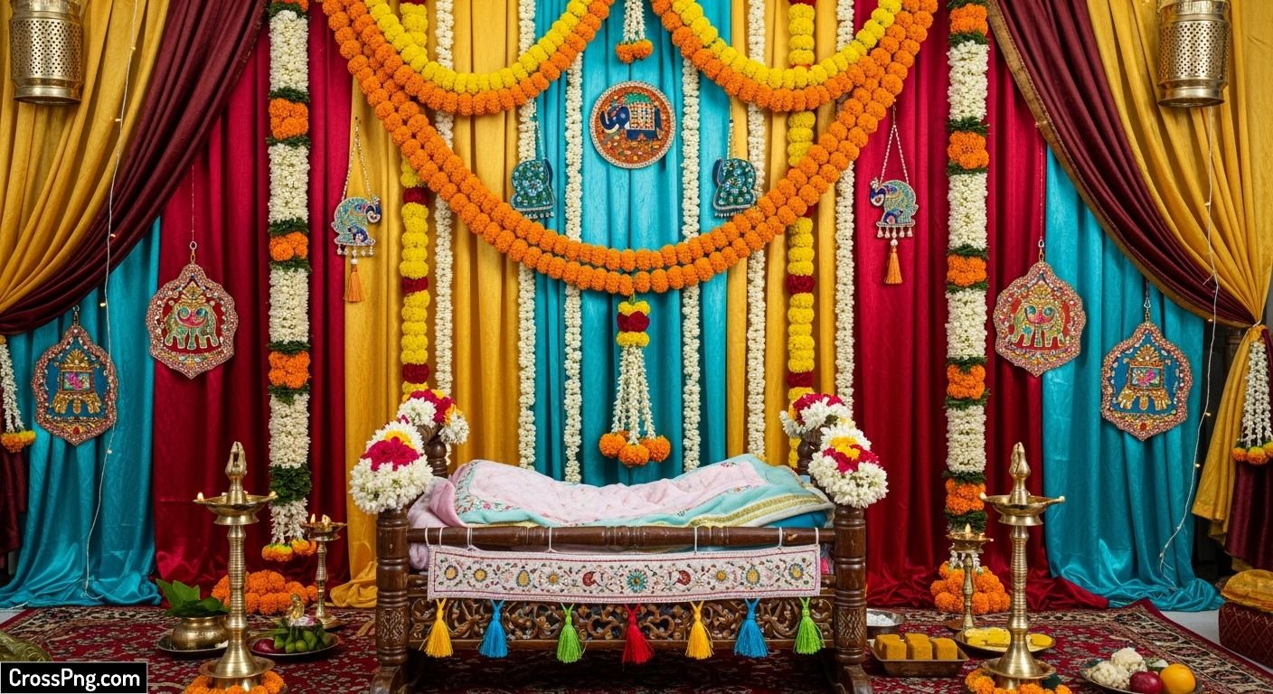 Cradle ceremony background image