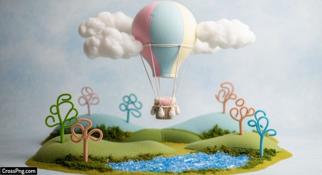 Creative baby photoshoot background image