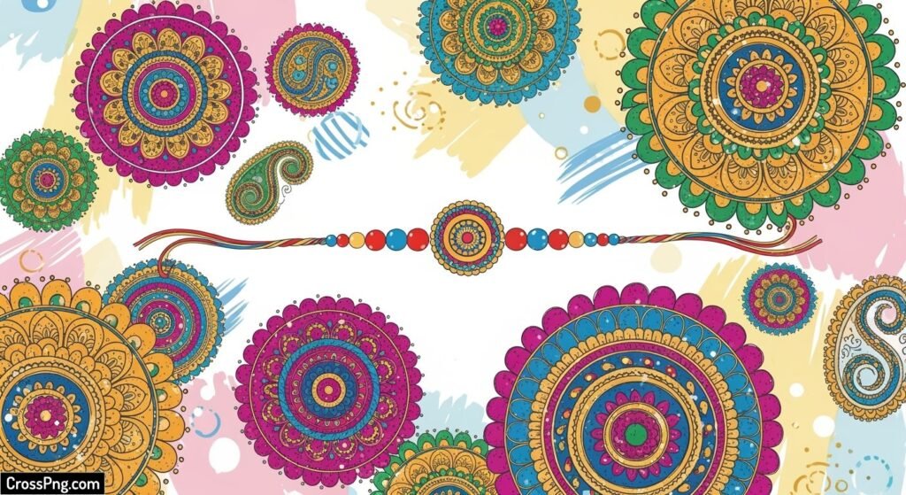 Creative rakhi background image