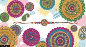 Creative rakhi background image