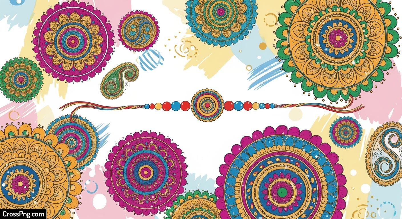 Creative rakhi background image