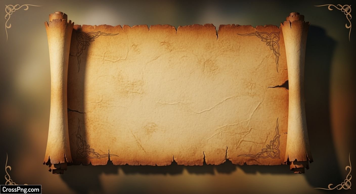 Creative scroll paper background image 3