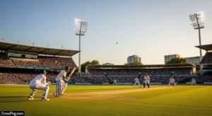 Cricket match background image
