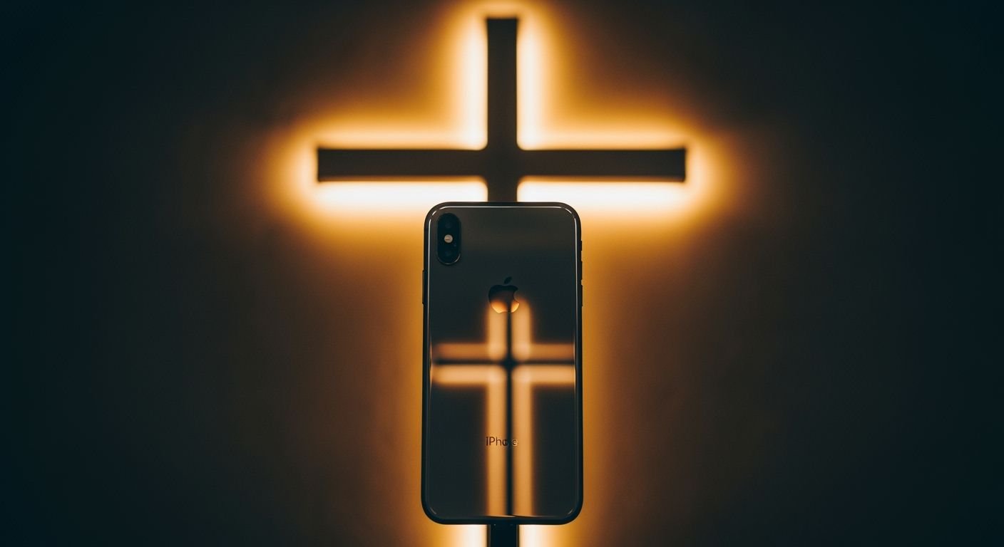 Cross background iphone image 3
