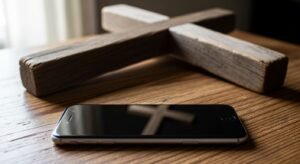 Cross background iphone image
