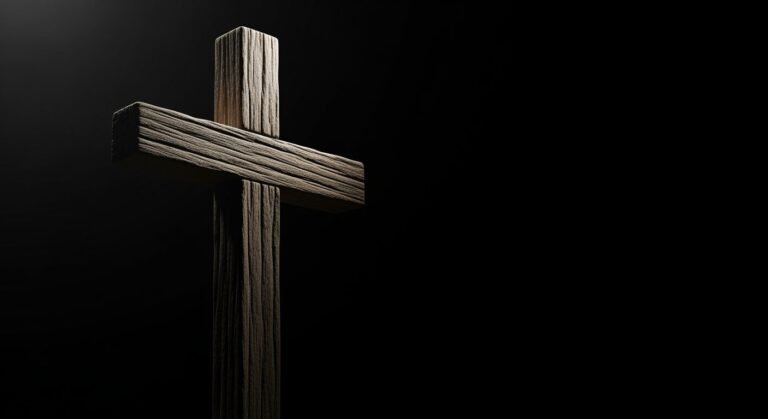 Cross black background image 3