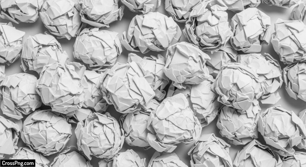 Crushed paper background image