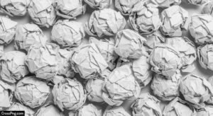 Crushed paper background image