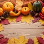 Cute autumn background image 2