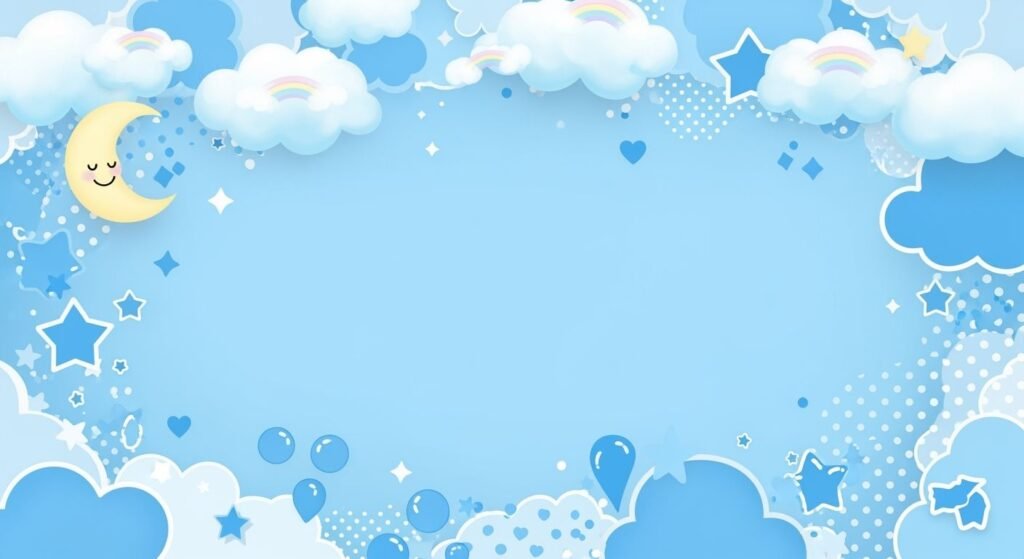 Cute background blue image 2