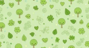 Cute background green image 2