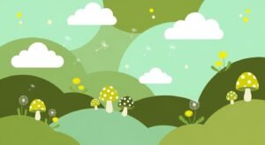 Cute background green image 4