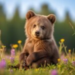 Cute bear background image 3