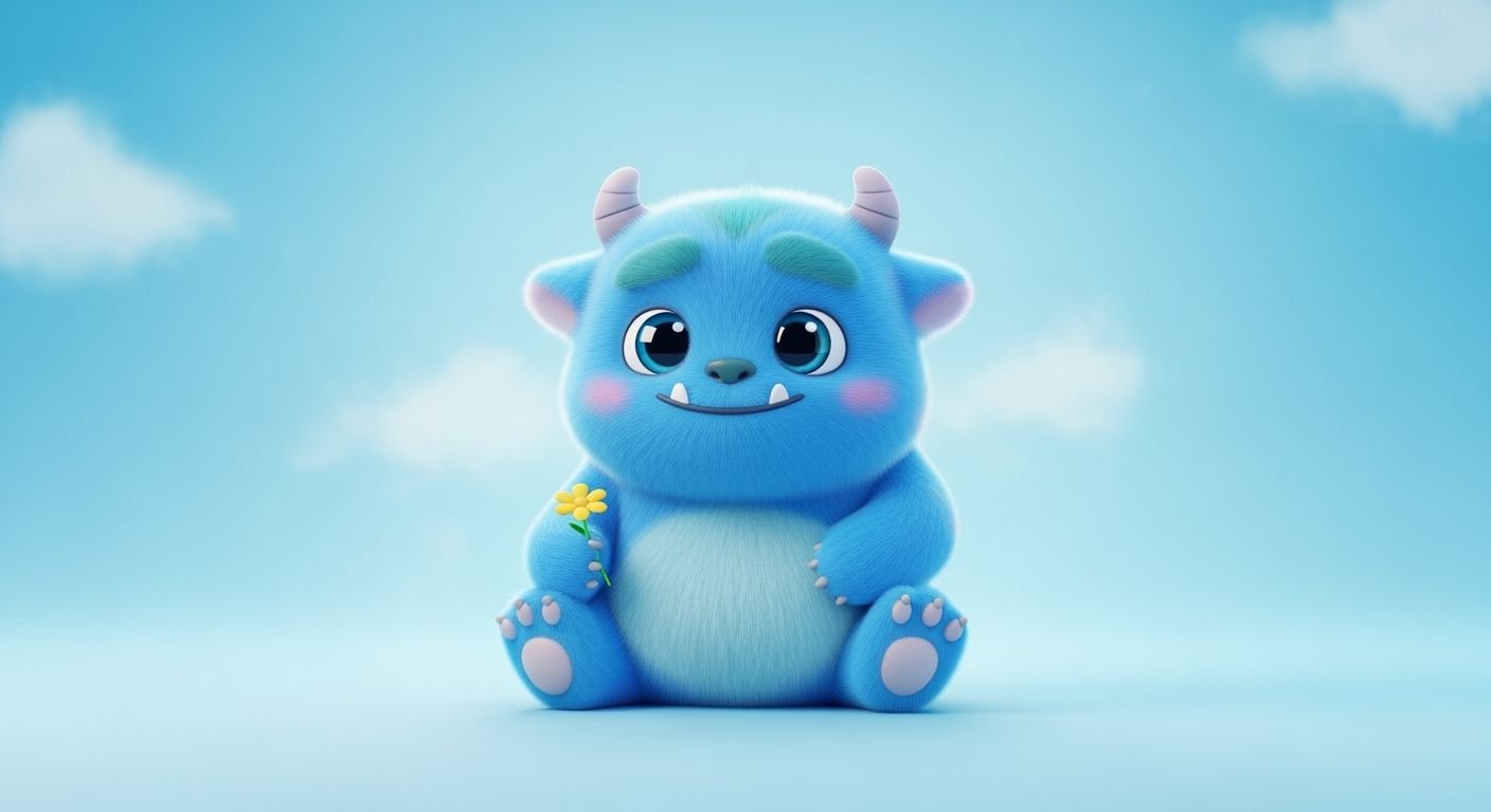 Cute blue background image 3