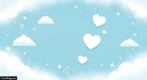 Cute blue background image