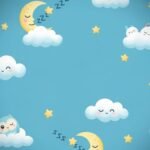Cute blue background image 4